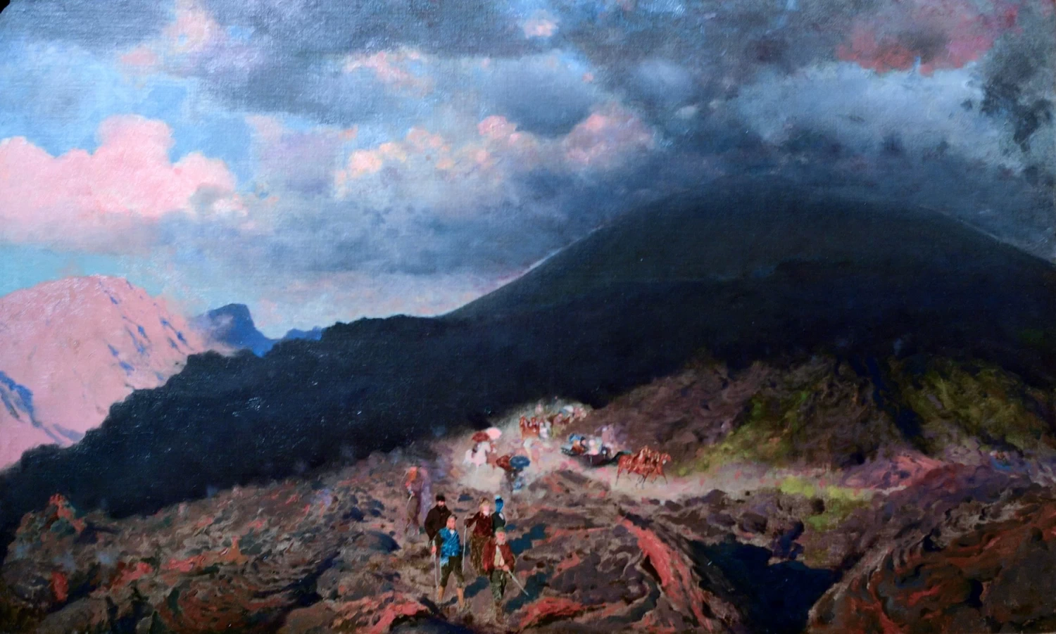 Giuseppe De Nittis - L'eruzione del Vesuvio 1872, Palazzo Zevallos, Napoli